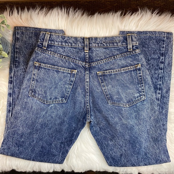 CARMAR High Rise Button Fly Acid Wash Jeans 23 - Picture 2 of 15